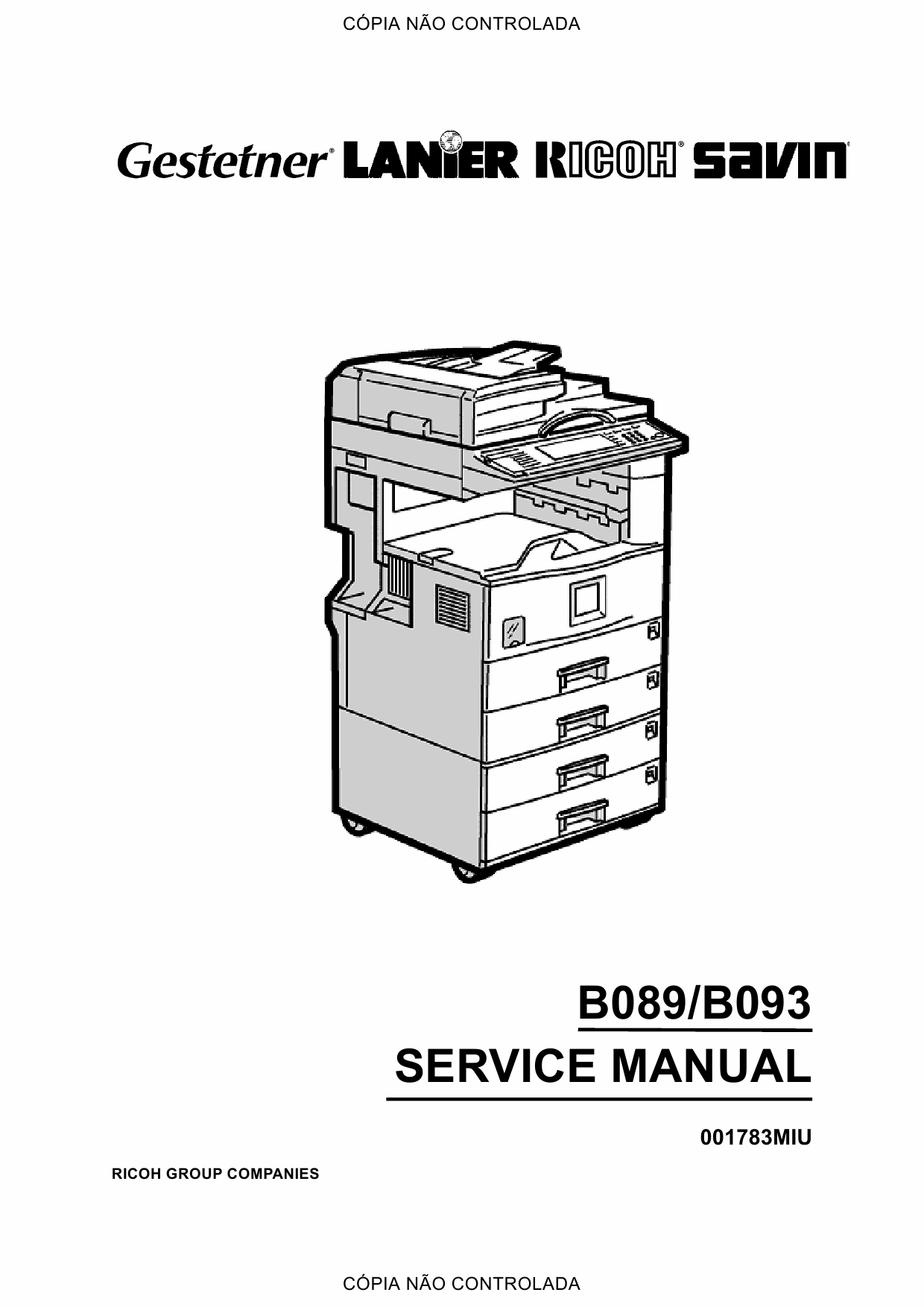 RICOH Aficio 2022 2027 B089 B093 Service Manual-1